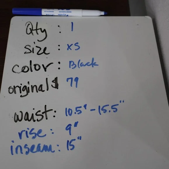 Steve Madden Dara Capri Leggings Womens XS Black Minimalist Preppy Trendy NWT - Picture 12 of 16